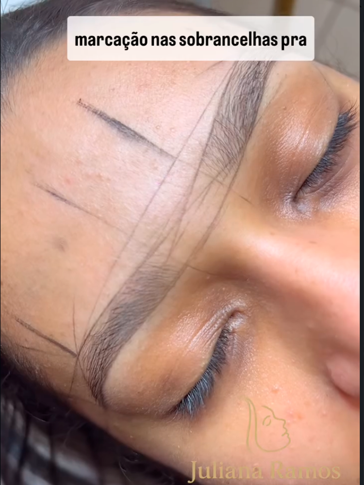 designer de sobrancelhas antes e depois juliana ramos